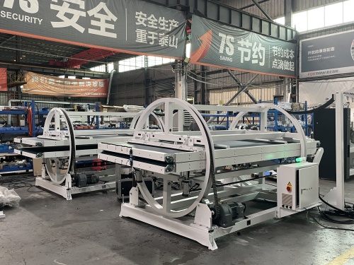 Stil bazat pe eficiență: mașină de rotație a curelei: răsturnarea materialului la 180°, efort manual zero, productivitate maximă